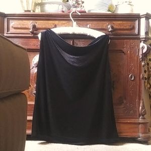 Made in Heaven black cowl neck sleeveless top XL. New without tags. Never worn.